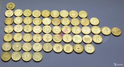 Полный набор монет гвс- с 2011 по 2021 год
