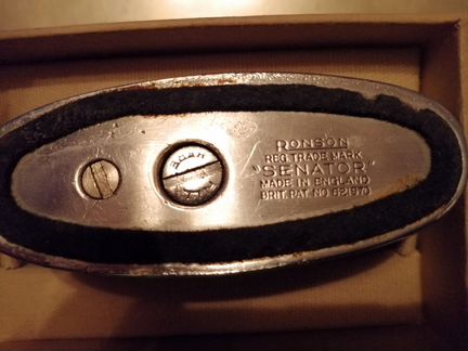 Зажигалка настольная ronson senator
