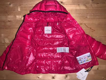 Moncler оригинал пуховик для девочек 10 лет