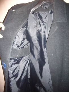 Пальто черное классическое