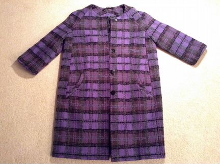 Стильное шерстяное пальто