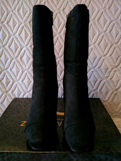 Новые сапоги замшевые на меху, 37 р