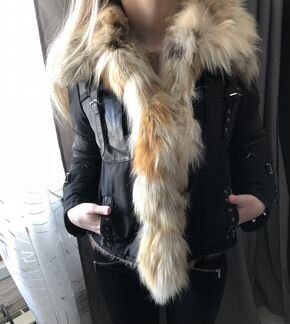 Куртка Viaveneto с мехом лисы