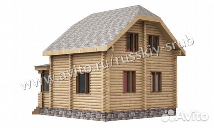 Сруб дома 