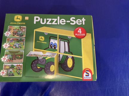 Набор из 4 пазлов Трактор