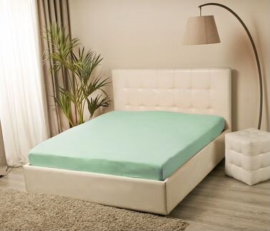 Простыня на резинке Herk Цвет: Ментоловый (160х200)