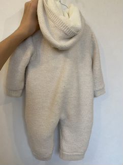 Детский утеплённый комбинезон 74-80см