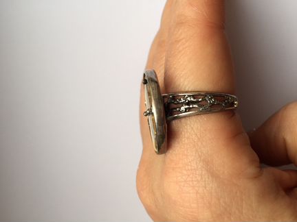 Кольцо серебряное