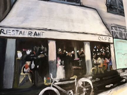 Картина, масло 50*50 см