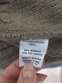 Джемпер накидка пончо Warehouse