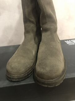 Сапоги замшевые Moschino