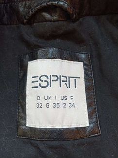 Кожаная куртка esprit