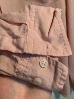 Розовая рубашка из вискозы H&M