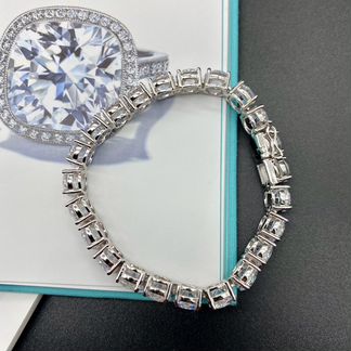 Браслет дорожка из серебра 925