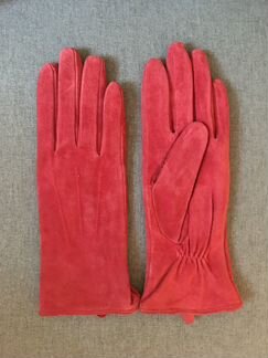 Перчатки и меховой шарф