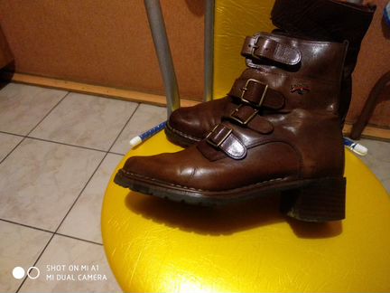 Ботинки кожа Италия