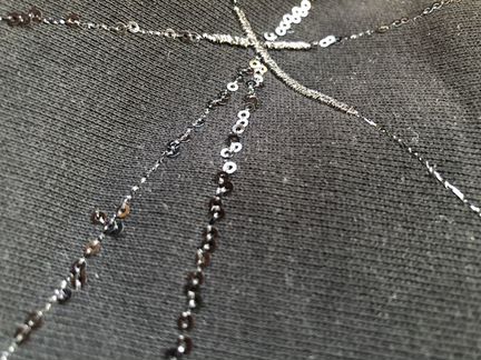 Худи Saint Laurent с пайетками