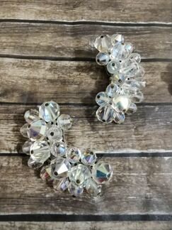 Винтажные клипсы аврора бореалис, северное сияние