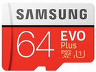 Карта памяти Samsung EVO Plus microsdxc 64 гб