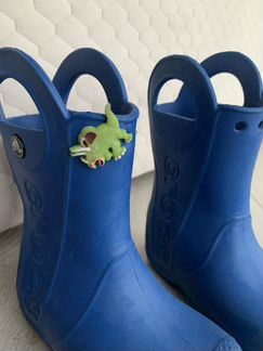 Детские резиновые сапоги crocs
