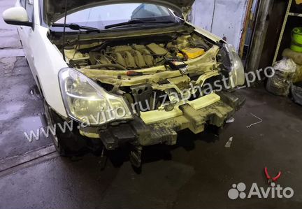 Бампер Nissan Almera G15 передний под птф