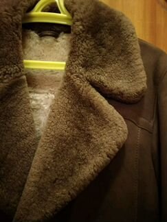 Дубленка натуральная мужская винтажная классика