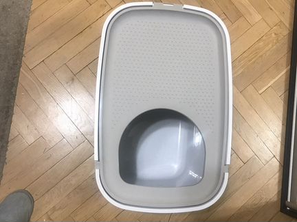 Кошачий туалет с верхним входом