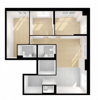 4-к квартира, 102.4 м², 18/26 эт.