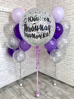 Воздушные шары с гелием для мамы / любимой маме
