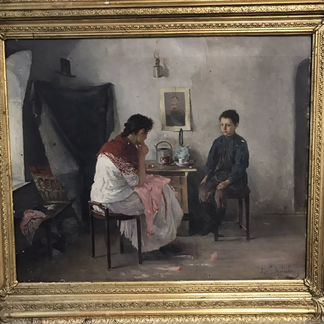 Антикварная картина. Живопись