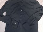 Рубашка чёрная мужская Massimo Dutti