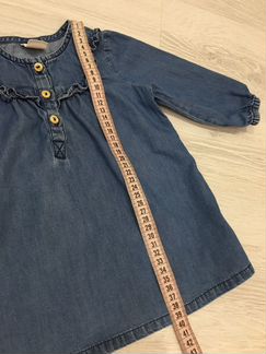 Джинсовое платье H&M размер 74-80