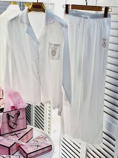 Шикарная белая пижама Victoria’s Secret