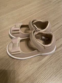 Туфли золотые девочки нарядные 23 размер