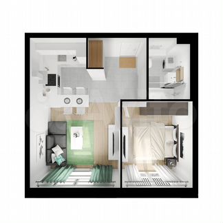 1-к квартира, 40.3 м², 11/24 эт.