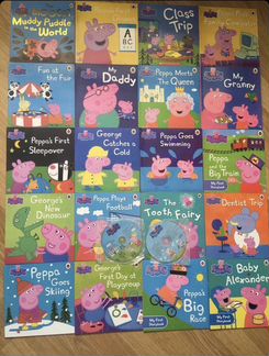 Набор из 20 ниг Peppa Pig + 2 CD Новые