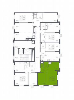 2-к квартира, 46.8 м², 14/19 эт.