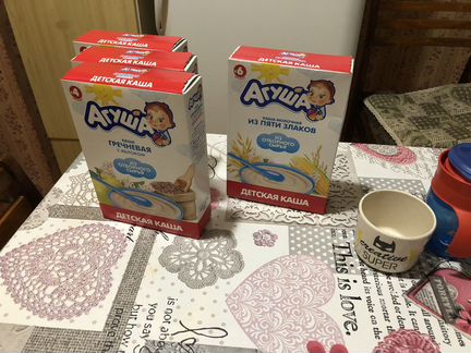 3 коробки гречневой каши безмолочной