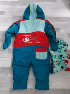 Комбинезон зимний Deux par deux. 18 месяцев + подд