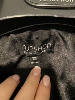 Кожаная куртка “TopShop”