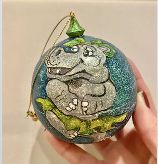 Шар ручной росписи