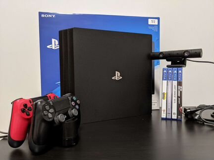 Son Playstation 4 Pro 1TB с аксессуарами и играми