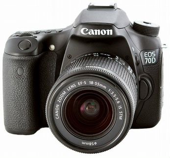 Фотоаппарат Canon EOS 70D Kit 18-55mm IS STM новый