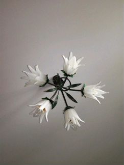 Люстра, бронза с патиной, 5 ламп по 60 ватт. Made