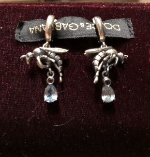 Серебряные серьги новые