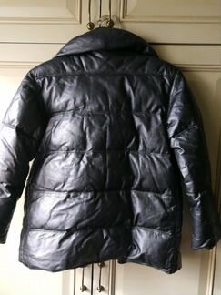 Женский кожаный пуховик Giuliana Teso