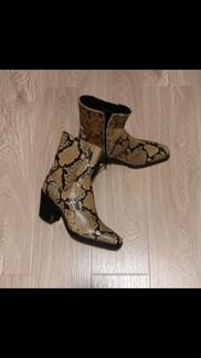 Ботильоны Zara кожа