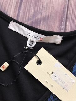 Расписное трикотажное платье Max Studio размер S