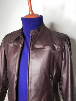 Кожаная куртка Armani Jeans (оригинал)