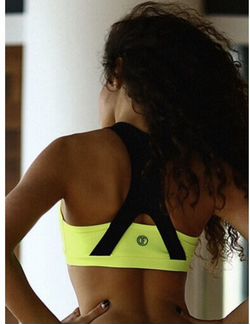 Топ для фитнеса Designed for fitness Basic Lemon